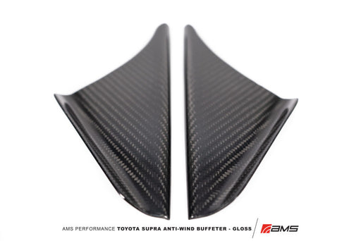 AMS Performance 2020+ Toyota GR Supra Anti-Wind Buffeting Kit - Gloss Carbon - Premium Exterior Trim from AMS - Just $135.75! Shop now at WinWithDom INC. - DomTuned