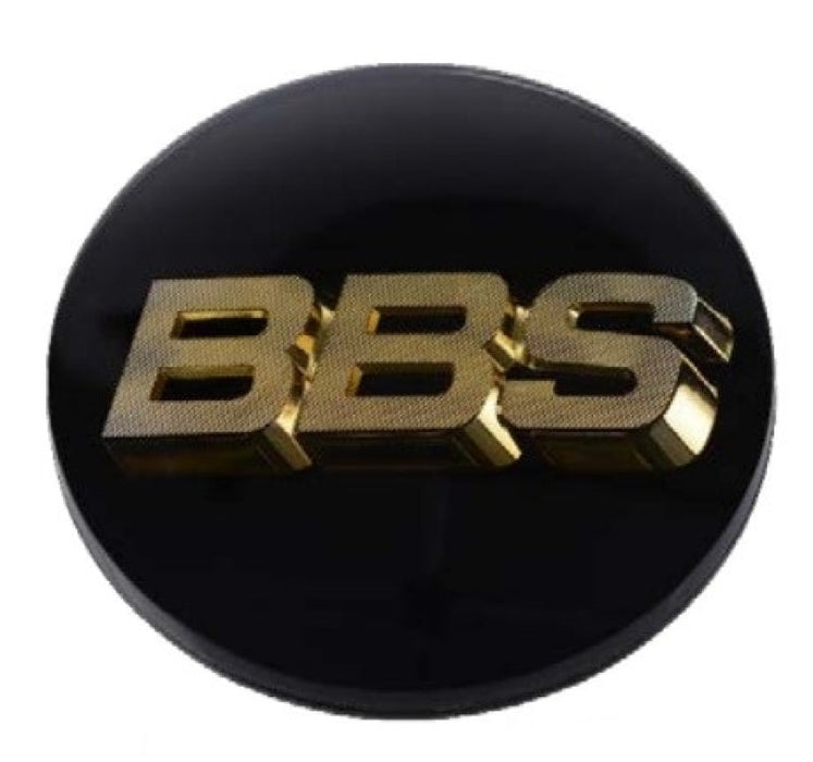 BBS Center Cap 70.6mm Black/Gold (4-tab) (56.24.120) - Premium Wheel Center Caps from BBS - Just $50! Shop now at WinWithDom INC. - DomTuned