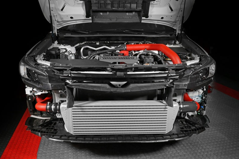 Perrin 22-23 Subaru WRX Front Mount Intercooler Kit (Red Tubes & Silver Core) - Premium Intercoolers from Perrin Performance - Just $1299.65! Shop now at WinWithDom INC. - DomTuned