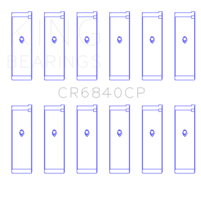 King 2005-2012 Nissan VQ40DE 6 Cyl (Size STD) Rod Bearing Set - Premium Bearings from King Engine Bearings - Just $116.34! Shop now at WinWithDom INC. - DomTuned