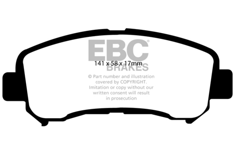 EBC 14+ Nissan Juke 1.6 Turbo Nismo RS Redstuff Front Brake Pads - Premium Brake Pads - Performance from EBC - Just $161.36! Shop now at WinWithDom INC. - DomTuned