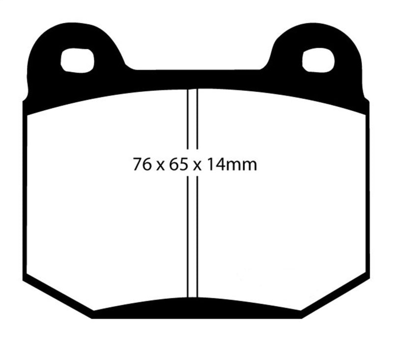 EBC 03-04 Infiniti G35 3.5 (Manual) (Brembo) Yellowstuff Rear Brake Pads - Premium Brake Pads - Performance from EBC - Just $96.38! Shop now at WinWithDom INC. - DomTuned