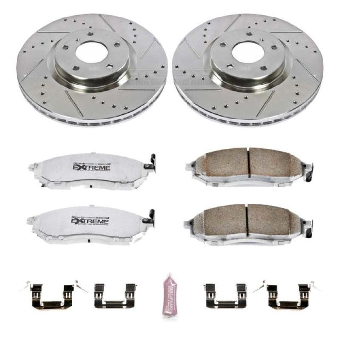 Power Stop 08-12 Infiniti EX35 Front Z26 Street Warrior Brake Kit - Premium Brake Kits - Performance D&S from PowerStop - Just $400.35! Shop now at WinWithDom INC. - DomTuned