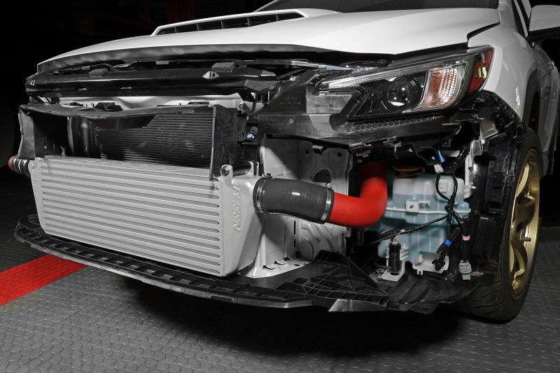 Perrin 22-23 Subaru WRX Front Mount Intercooler Kit (Red Tubes & Silver Core) - Premium Intercoolers from Perrin Performance - Just $1299.65! Shop now at WinWithDom INC. - DomTuned