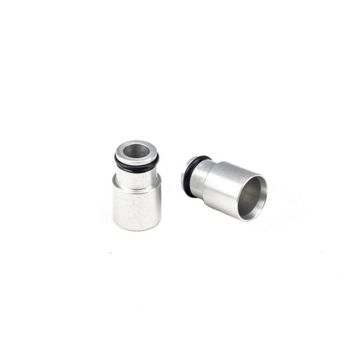 Injector Dynamics +12mm Clear Anodize Bottom Adapter 14mm Lower O-Ring - Premium Fuel Injector Adapters from Injector Dynamics - Just $12.55! Shop now at WinWithDom INC. - DomTuned