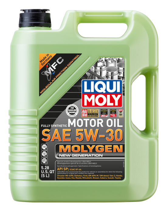 LIQUI MOLY 5L Molygen New Generation Motor Oil SAE 5W30 - Premium Motor Oils from LIQUI MOLY - Just $237.96! Shop now at WinWithDom INC. - DomTuned