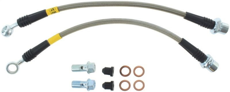 StopTech 00-05 Celica GT-S/05-08 Scion tC Stainless Steel Rear Brake Lines - Premium Brake Line Kits from Stoptech - Just $64.69! Shop now at WinWithDom INC. - DomTuned