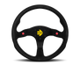 Momo MOD80 Steering Wheel 350 mm -  Black Suede/Black Spokes - Premium Steering Wheels from MOMO - Just $279! Shop now at WinWithDom INC. - DomTuned