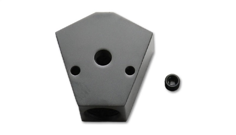 Vibrant Billet Aluminum Y-Block Fitting with 1/8in NPT Port - 1/2in NPT x 1/2in NPT x 1/2in NPT - Premium Fittings from Vibrant - Just $24.99! Shop now at WinWithDom INC. - DomTuned