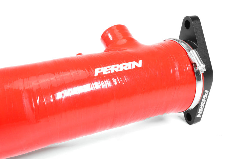 Perrin 2022+ Subaru WRX Red 3in Turbo Inlet Hose w/ Nozzle - Premium Hoses from Perrin Performance - Just $283.05! Shop now at WinWithDom INC. - DomTuned
