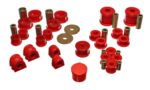 Energy Suspension 02-06 Subaru Impreza/WRX Red Hyper-Flex Master Bushing Set - Premium Bushing Kits from Energy Suspension - Just $248.80! Shop now at WinWithDom INC. - DomTuned