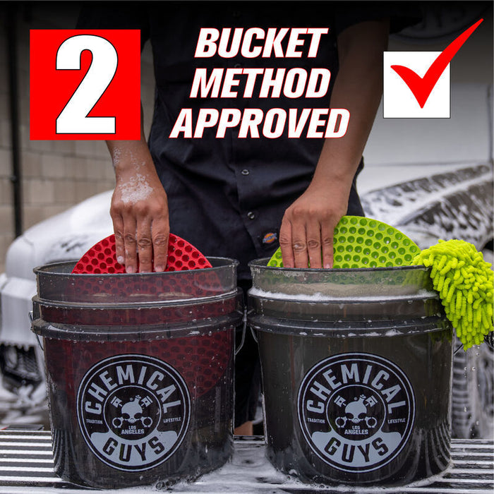 Chemical Guys Heavy Duty Detailing Bucket Smoked Black (4.5 Gal) - Premium Wash Buckets from Chemical Guys - Just $119.88! Shop now at WinWithDom INC. - DomTuned