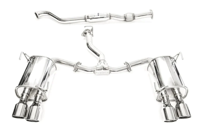 Invidia 2022+ Subaru WRX Q300 Rolled Stainless Steel Tip Cat-Back Exhaust - Premium Catback from Invidia - Just $1172.50! Shop now at WinWithDom INC. - DomTuned