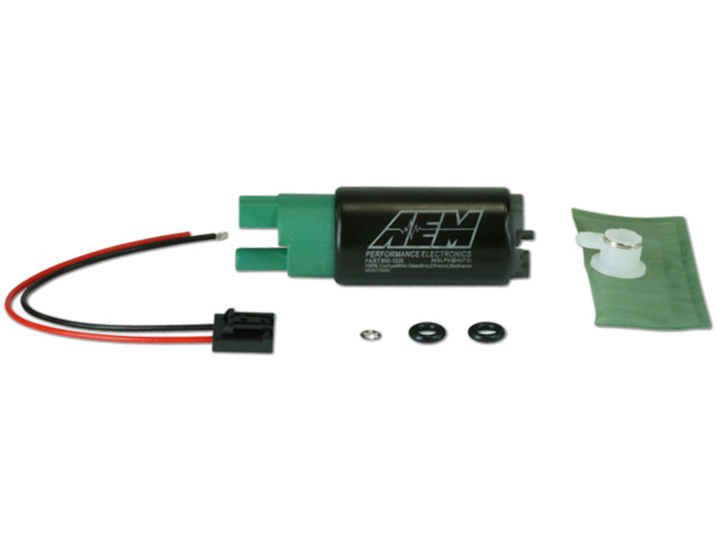 AEM 320LPH 65mm Fuel Pump Kit w/o Mounting Hooks - Ethanol Compatible - Premium Fuel Pumps from AEM - Just $133.95! Shop now at WinWithDom INC. - DomTuned