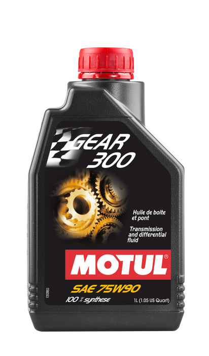 Motul 1L Transmission GEAR 300 75W90 - Synthetic Ester - Premium Gear Oils from Motul - Just $285.84! Shop now at WinWithDom INC. - DomTuned